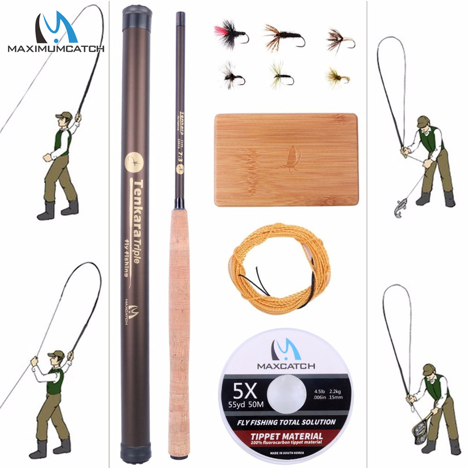 Fishing Rod Ice - Maximumcatch 9-13 футов V-Tenkara Rod наряд