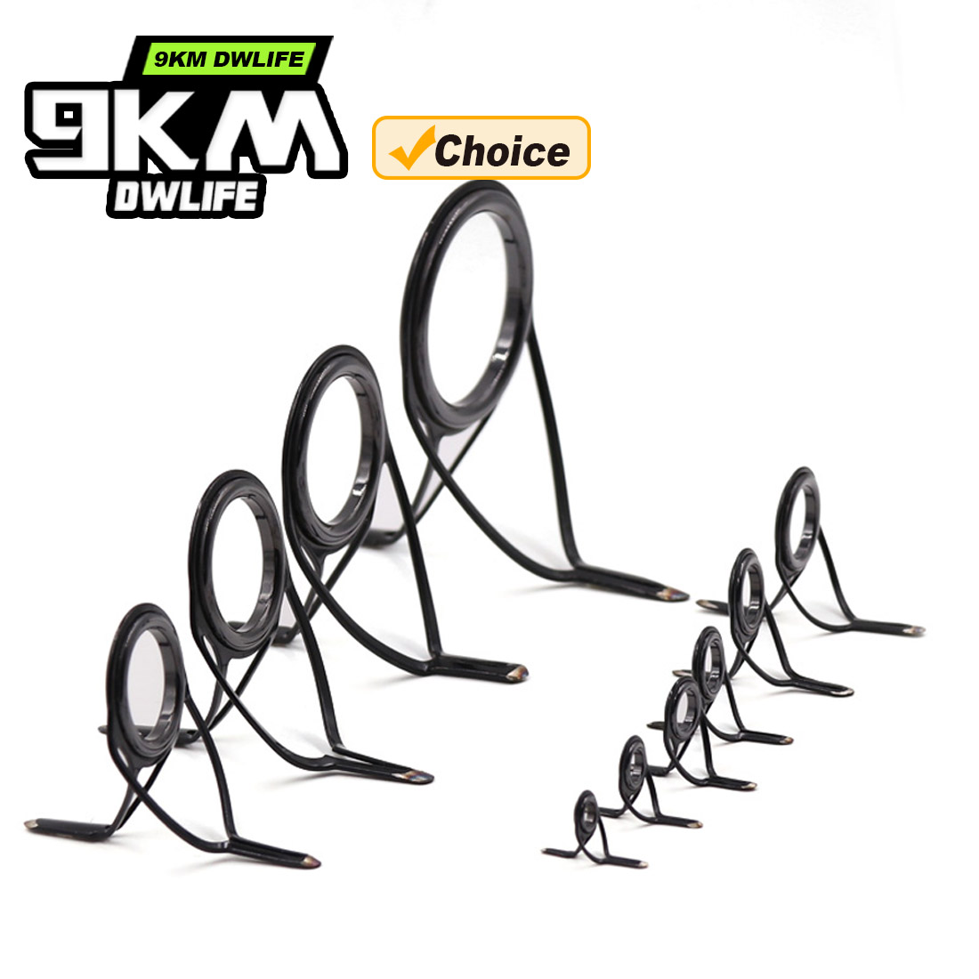 Комплект из 10 изогнутых кольц – обзор и цена Fishing Rod Spinning